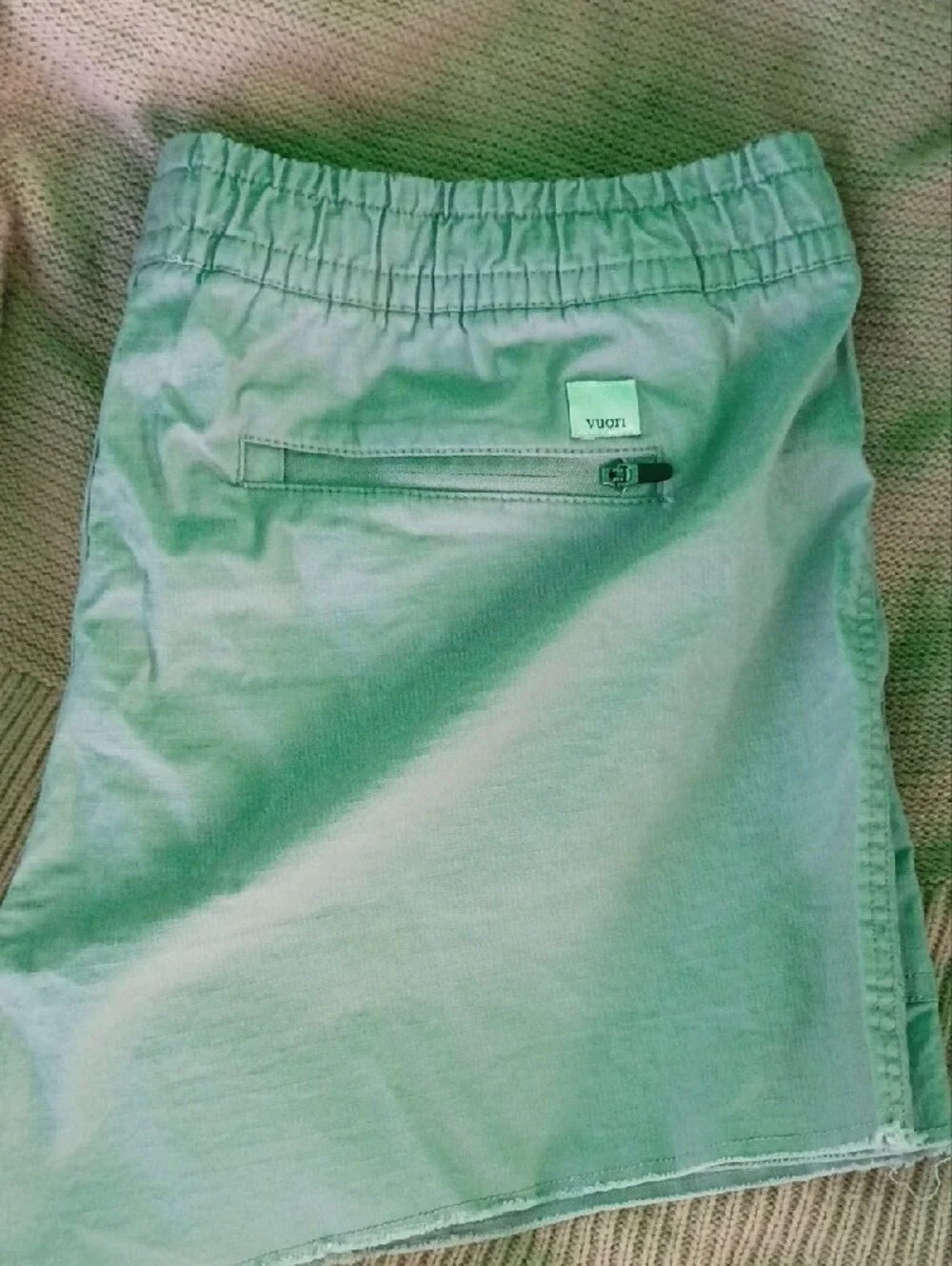 Vuori Olive Green Athletic Drawstring Shorts